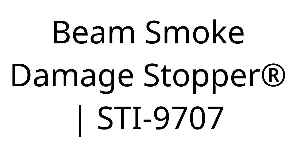 Beam Smoke Damage Stopper® | STI-9707 | STI Global (EMEA)