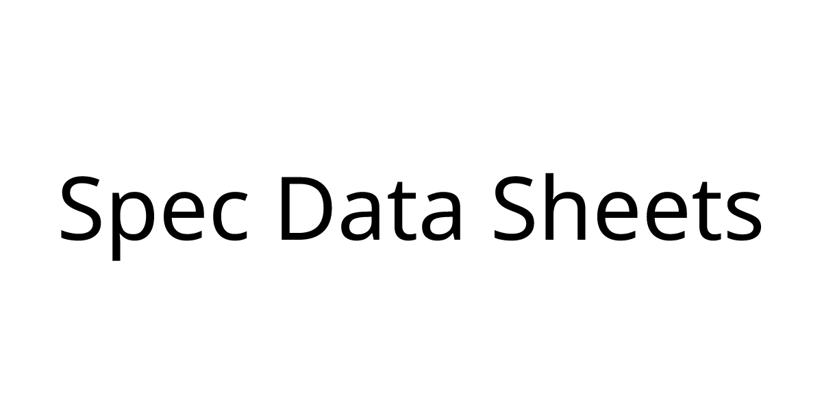 Spec Data Sheets | STI Global (Americas)