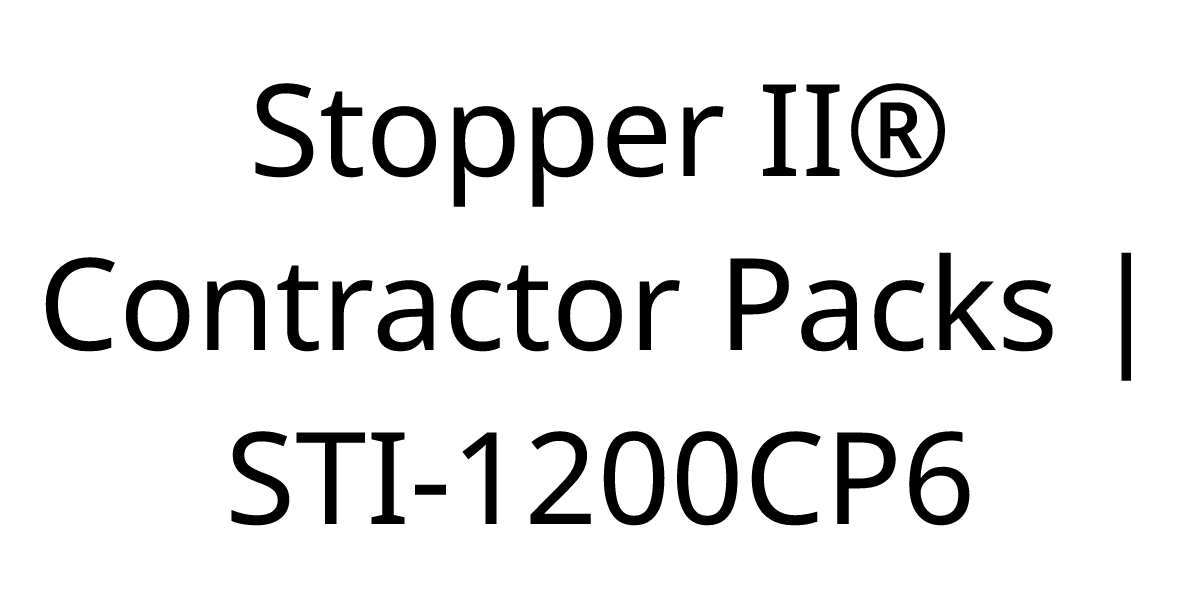 Stopper II® Contractor Packs | STI-1200CP6 | STI Global (Americas)